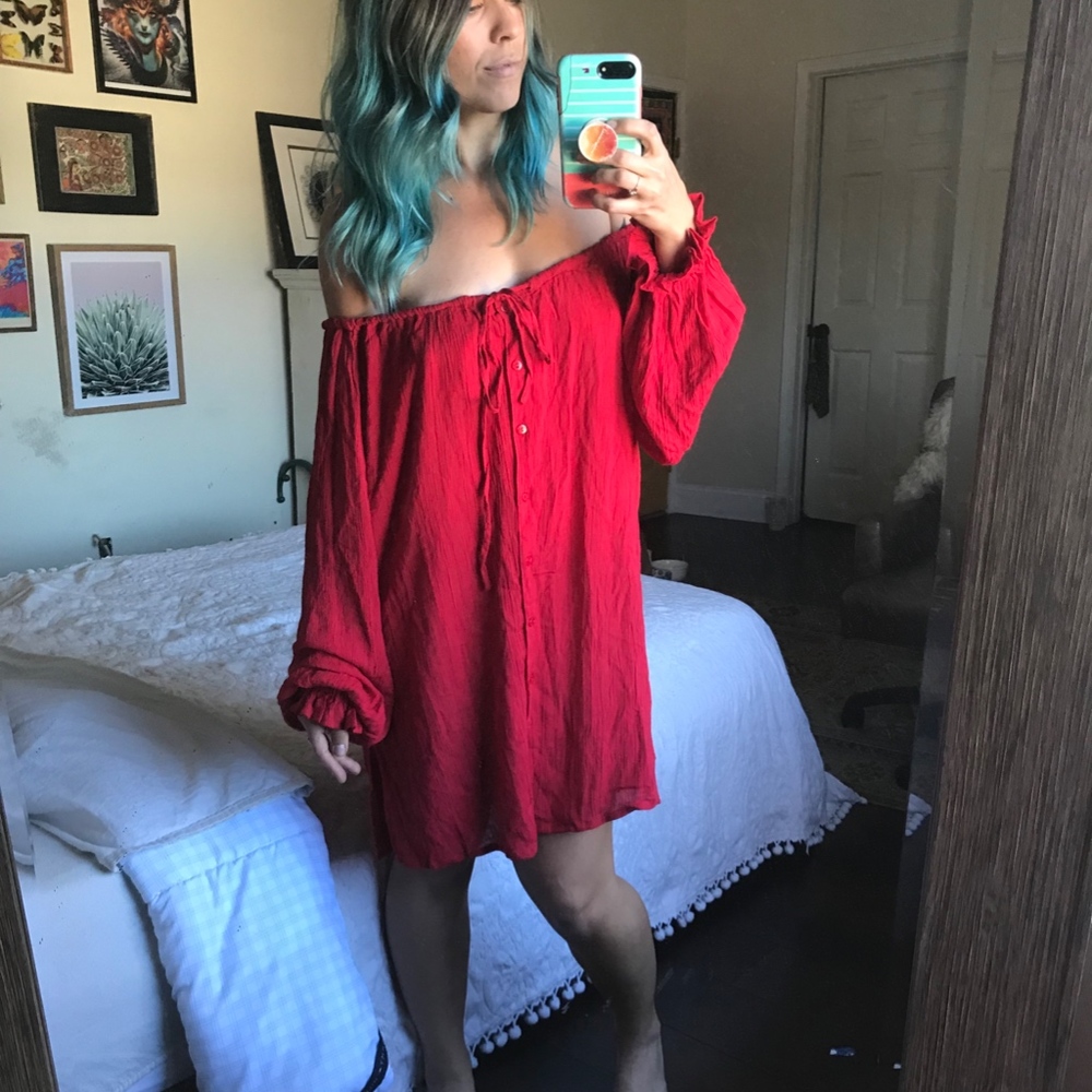Red Gypsy Dress - Picture 4 of 4
